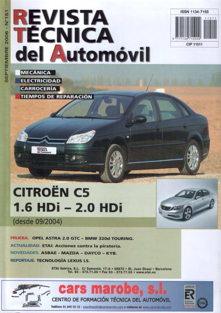 Citroen C5 1 6 Hdi 2 0 Hdi Manual De Taller.pdf (40.7 MB)